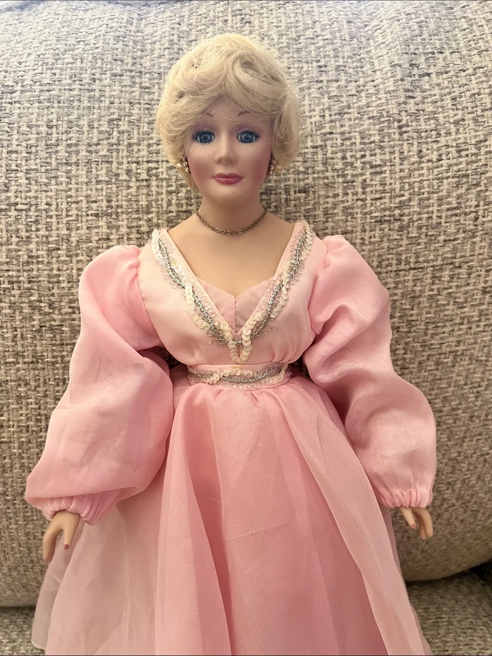 Vintage 1988 MARY KAY ASH Porcelain Doll - 16” Tall
